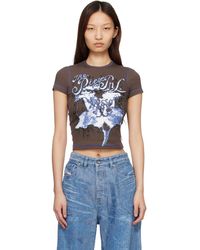 DIESEL - Animalier-Print Rib Stretch Jersey T-Shirt - Lyst