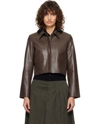 Nour Hammour - Bleeker Fitted Leather Jacket - Lyst