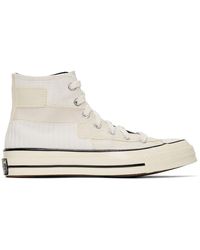 Converse Baskets blanc casse Patchwork Chuck 70 High