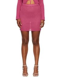 a. roege hove - Nylon & Cotton Miniskirt - Lyst