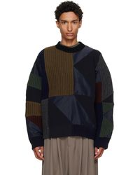 Sacai - A.P.C. Edition Quilts Knit Sweater - Lyst