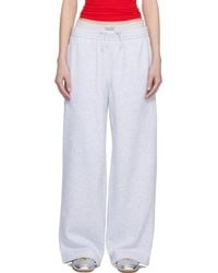 Skims - Cotton Fleece Oversized Double Waist Sweatpants - Lyst