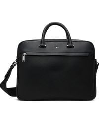 BOSS - Monogram Print Document Briefcase - Lyst