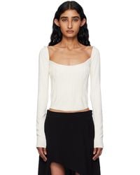 Mugler - Ottoman Long Sleeve T-Shirt - Lyst