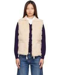 Moncler - Wool & Cashmere Blend Down Vest - Lyst