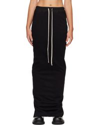 Rick Owens - Tower Pull On Pillar Maxi Skirt - Lyst