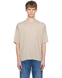 The Row - T-shirt dlomu taupe - Lyst