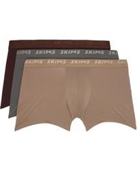 Skims - Three-Pack Stretch 3 Boxer Briefs - Lyst