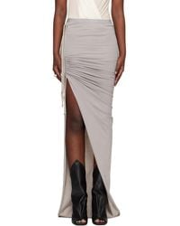 Rick Owens - Off- Temple Edfu Maxi Skirt - Lyst