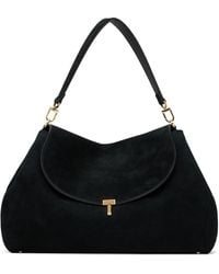 TOTEME - T-Lock Suede Satchel - Lyst