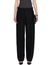 TOTEME - Wide Flannel Trousers - Lyst