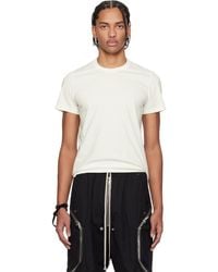 Rick Owens - Off- Temple Short Level T-Shirt - Lyst
