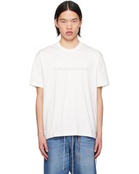 Mastermind Japan - T-shirt blanc à crâne réfléchissant - Lyst