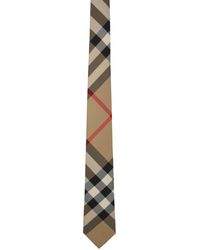 Burberry - Cravate à carreaux - Lyst