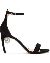 Nicholas Kirkwood Maeva Suede Ankle-strap Heel - Black