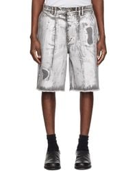 Kusikohc - Wash Denim Shorts - Lyst