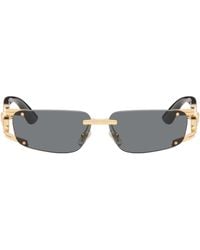 Versace - 'Medusa Honor' Rectangular Sunglasses - Lyst