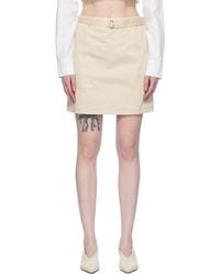 Elleme - Belted Miniskirt - Lyst