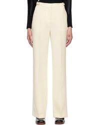 Gabriela Hearst - Off-white Vesta Trousers - Lyst