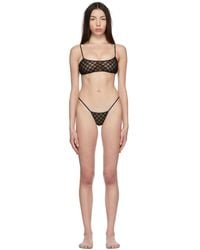 Gucci - GG Tulle Lingerie Set - Lyst