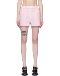 T By Alexander Wang - Pink Vented Shorts - Lyst