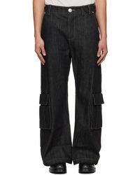 メンズ NULLUS ブラック 8-Pocket カーゴショートパンツ ブラック | Lyst