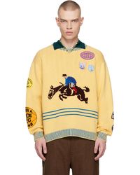 Bode - イエロー Jockey セーター - Lyst