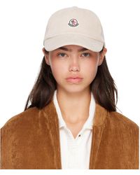 Moncler - Off- Corduroy Baseball Cap - Lyst