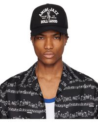 Amiri - Casquette De Camionneur Noire À Logo Jazz Et À Image - Lyst