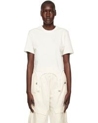 Dion Lee - White Garter T-shirt - Lyst