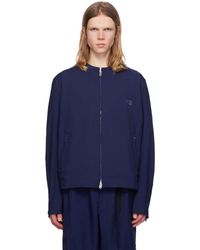Y-3 - ブルー Sport Uniform 3 Stripes ジャケット - Lyst