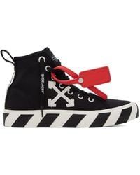 Off-White c/o Virgil Abloh - Mid Top Vulcanized Canvas Sneakers - Lyst