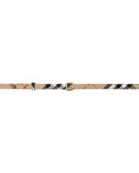 Burberry - Twill Check Print Belt - Lyst
