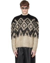 Acne Studios - Metallic Knit Sweater - Lyst