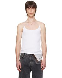 Y. Project - White Invisible Strap Tank Top - Lyst