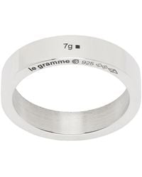 Le Gramme - 'la 7g' Ribbon Ring - Lyst