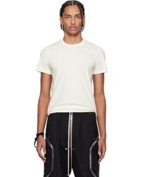 Rick Owens - Off- Temple Short Level T-Shirt - Lyst