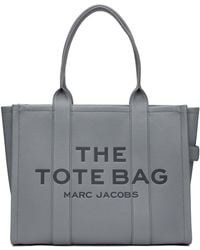 Marc Jacobs - グレー The Leather Large トートバッグ - Lyst