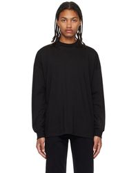 The Row - T-Shirt À Manches Longues Drago Noir - Lyst
