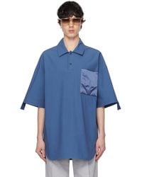 JW Anderson - ブルー キルティングポケット ポロシャツ - Lyst