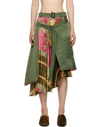 ANDERSSON BELL - Ma-1 Scarf Midi Skirt - Lyst