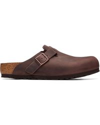 Birkenstock - Regular Boston Oiled Leather Loafers - Lyst