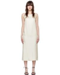 Loulou de Saison - Off-white Sulum Midi Dress - Lyst