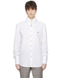 Vivienne Westwood - White Big Collar Shirt - Lyst