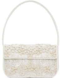 STAUD - Off- Tommy Beaded Bag - Lyst