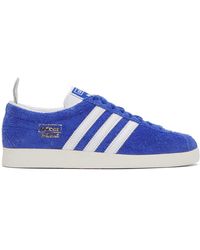 light blue gazelle trainers