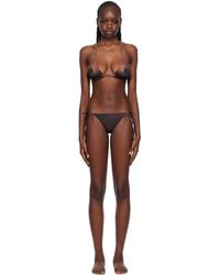 Jean Paul Gaultier - Bikini 'the ebony body tattoo' brun - Lyst