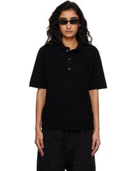 Entire studios - Short Sleeve Knit Polo - Lyst
