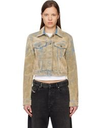 Acne Studios - Flocked Denim Jacket - Lyst