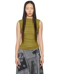 Miaou - Khaki Cam Tank Top - Lyst